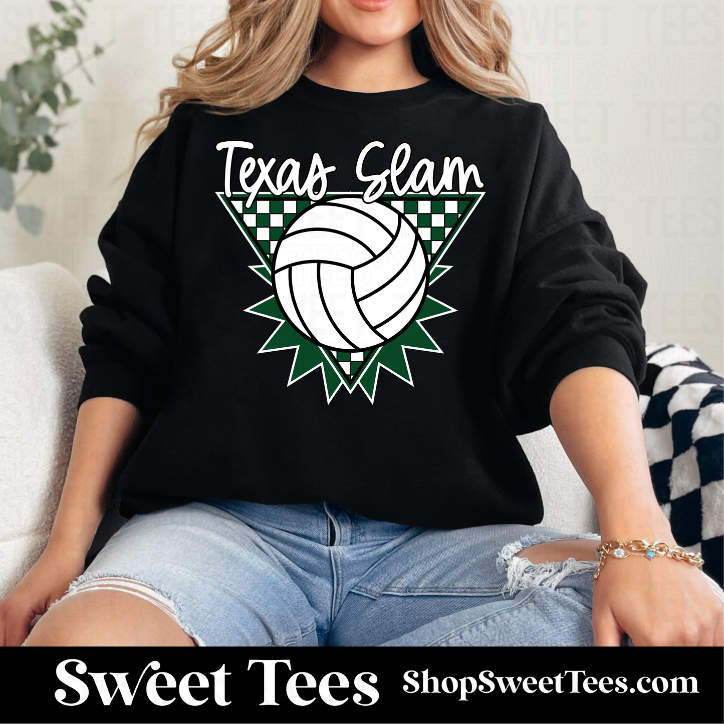 Texas Slam Volleyball Retro 118 Sweatshirt