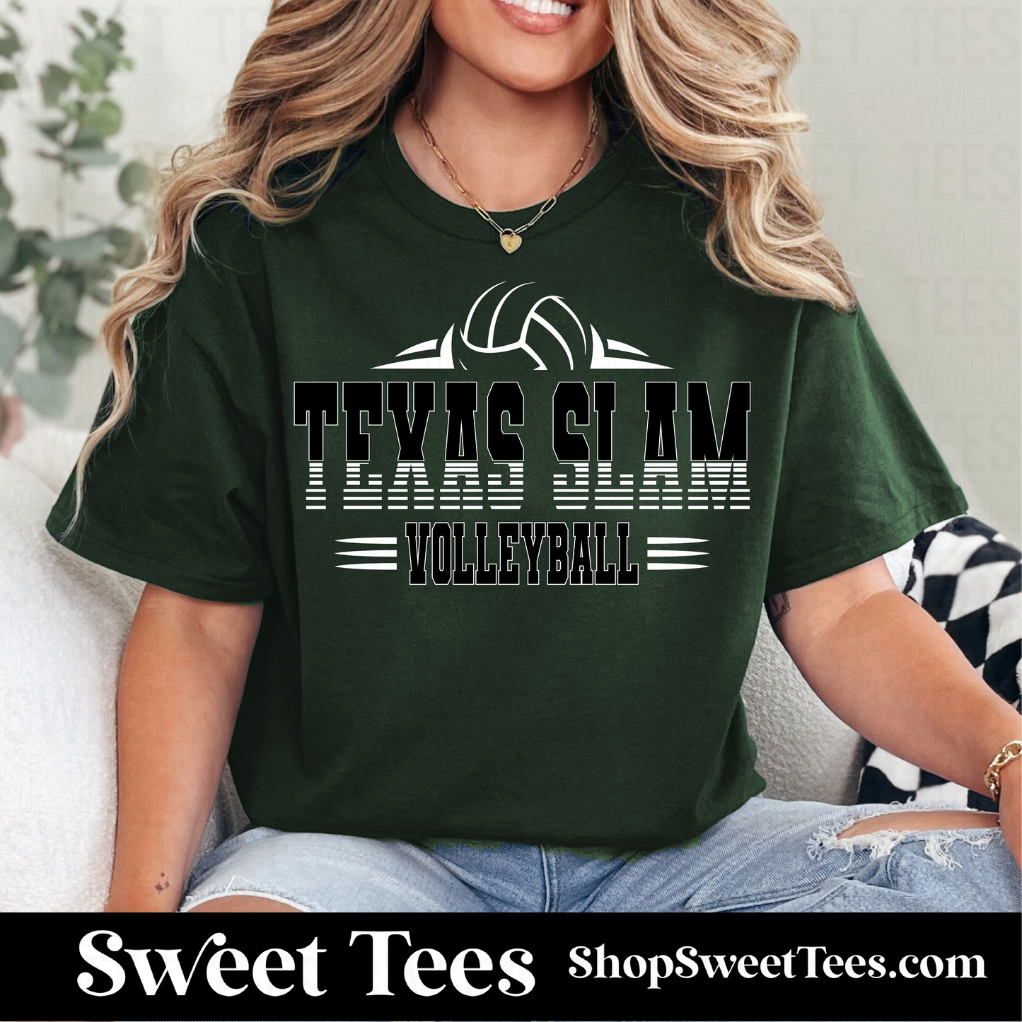 Texas Slam Volleyball Sliced 125 tee