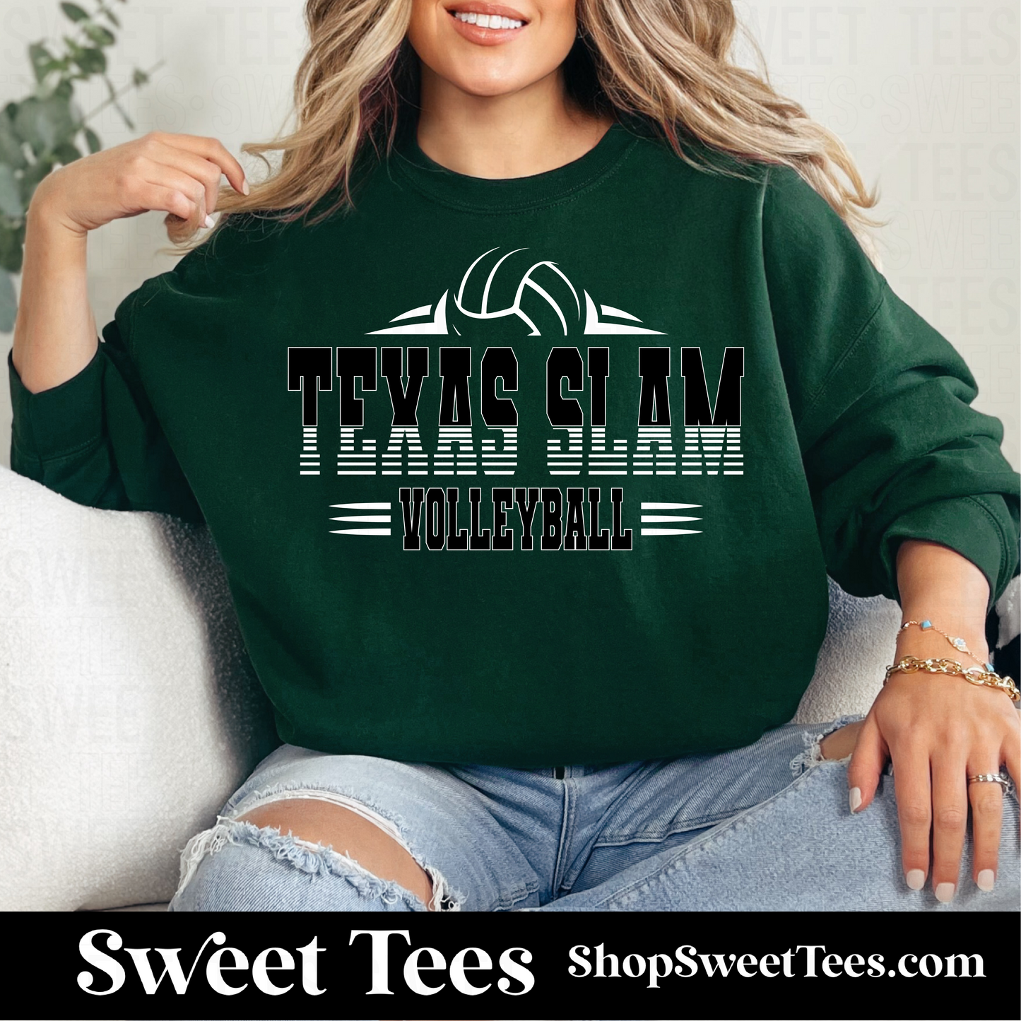 Texas Slam Volleyball Sliced 125 Sweatshirt