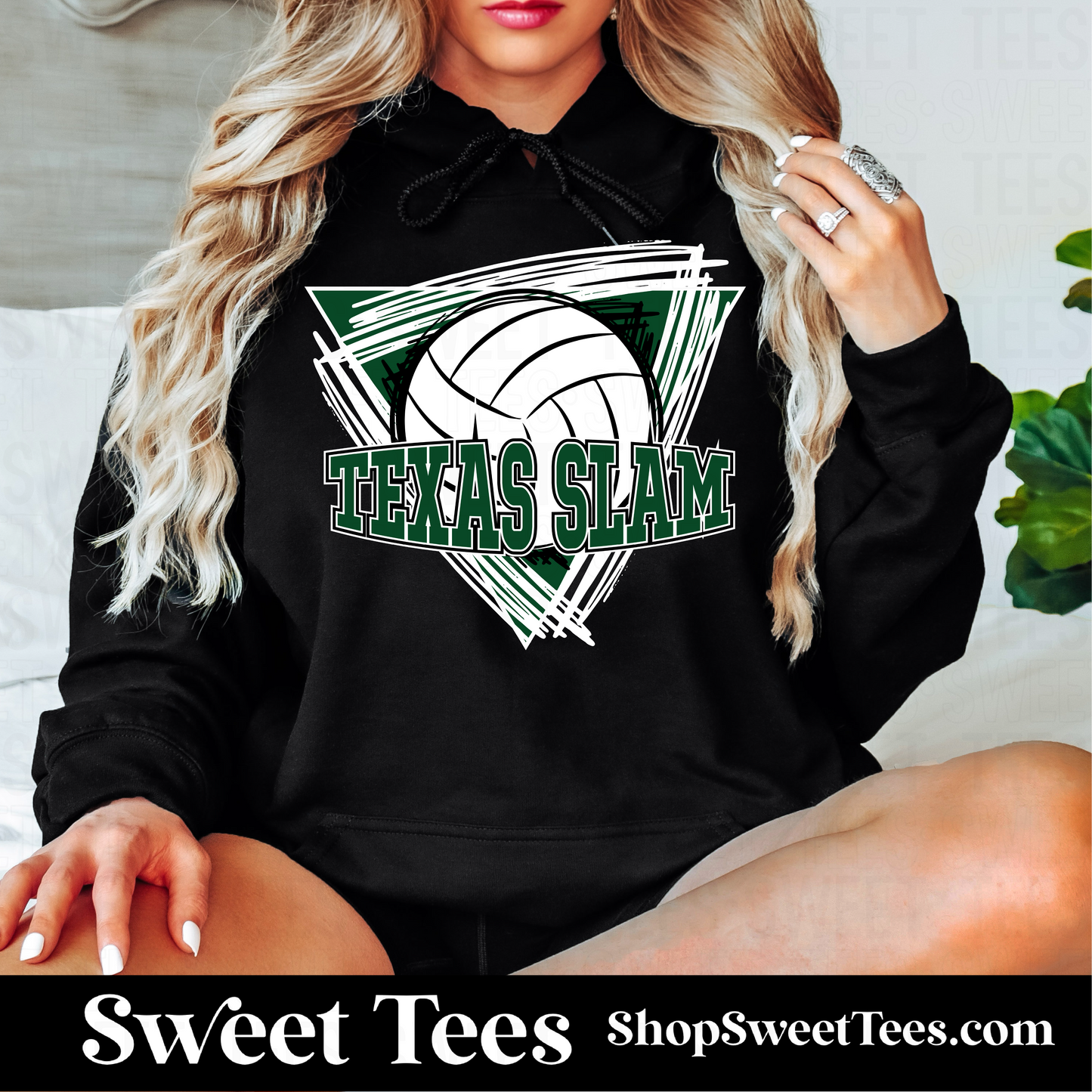 Texas Slam Volleyball Triangle Hoodie