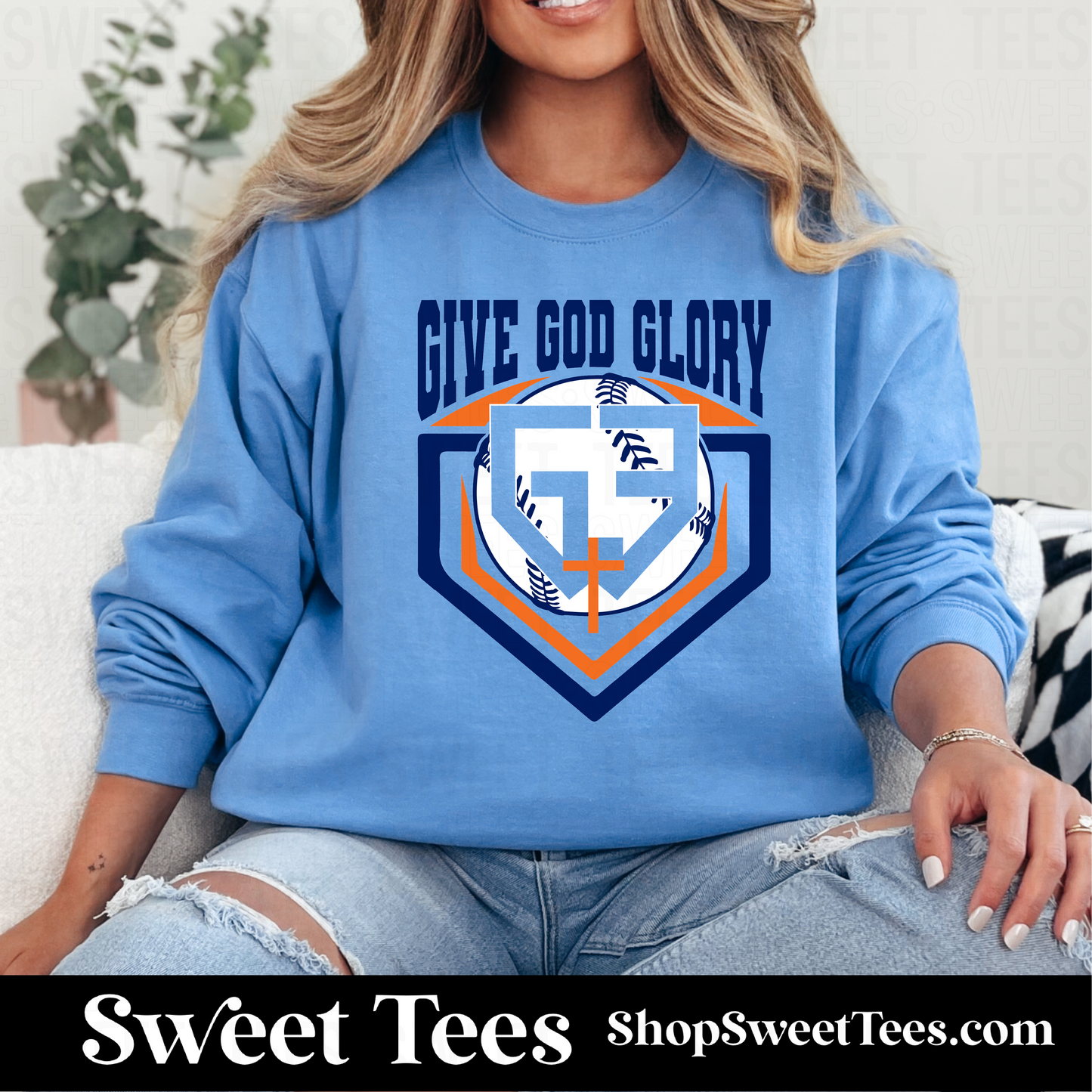 G3 Arched Baseball Plate Sweatshirt