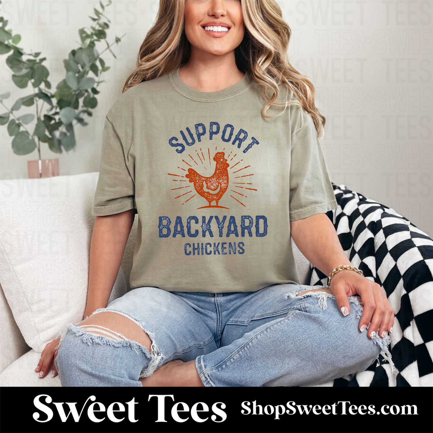 Support Backyard Chickens tee