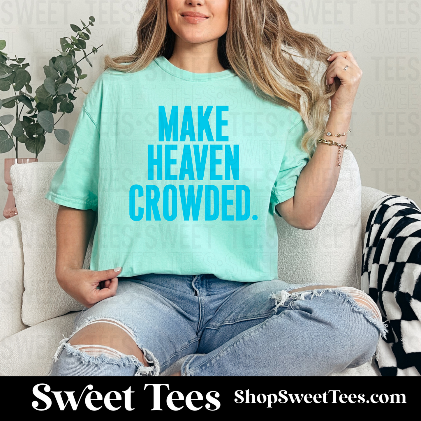 Make Heaven Crowded tee - Island Reef CC