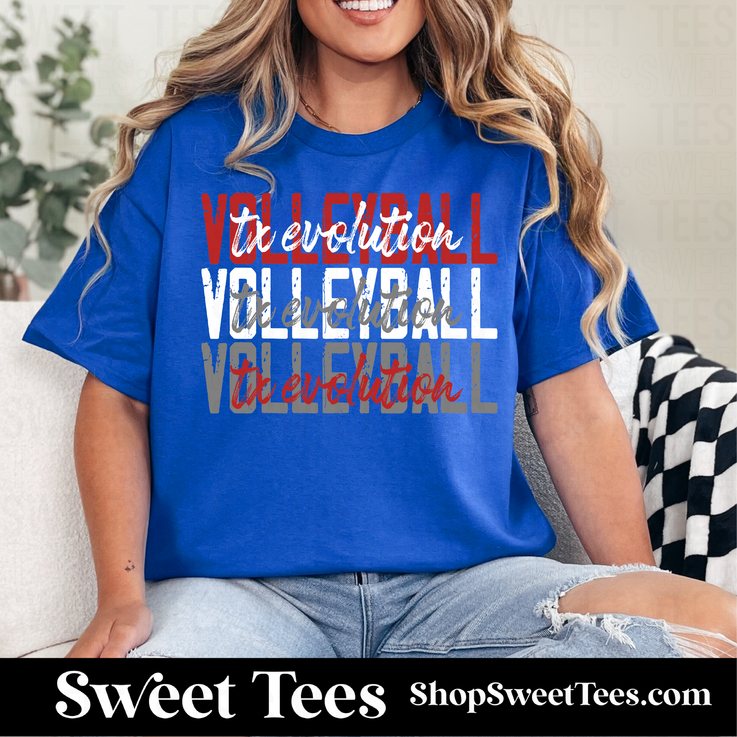 TX Evolution Volleyball 053 tee