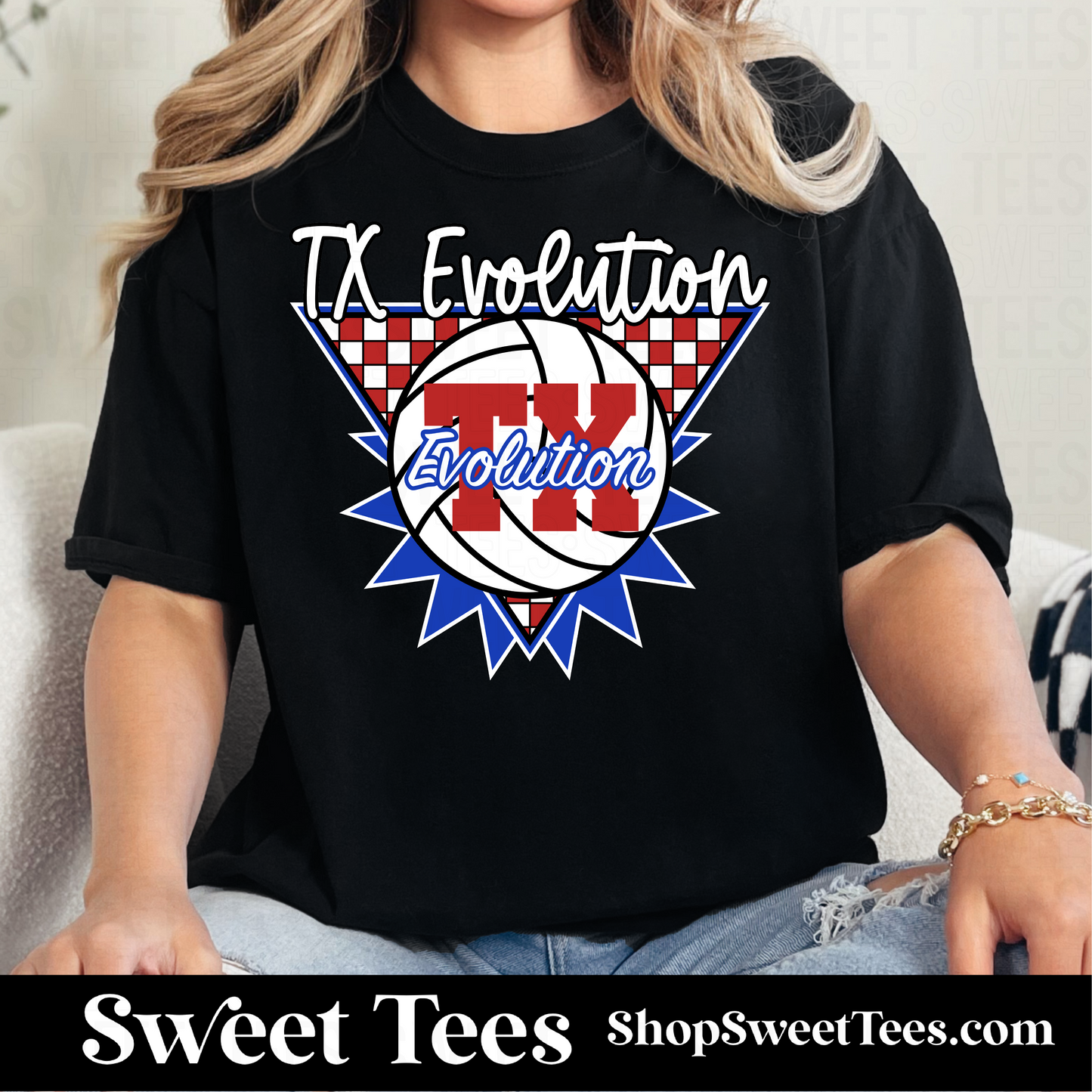 TX Evolution Volleyball Retro 118 tee