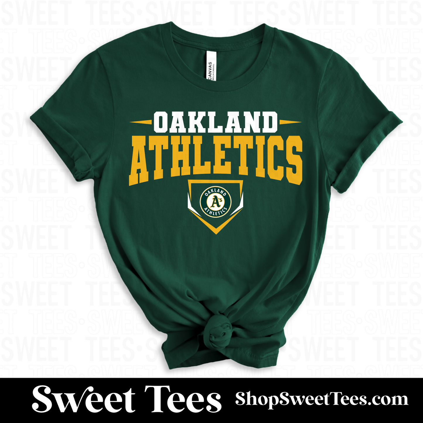 Oakland Athletics Triangle Plate tee