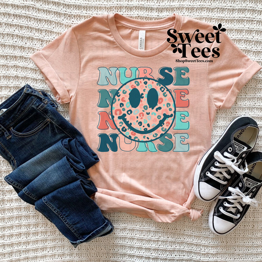 Nurse Retro Smile tee
