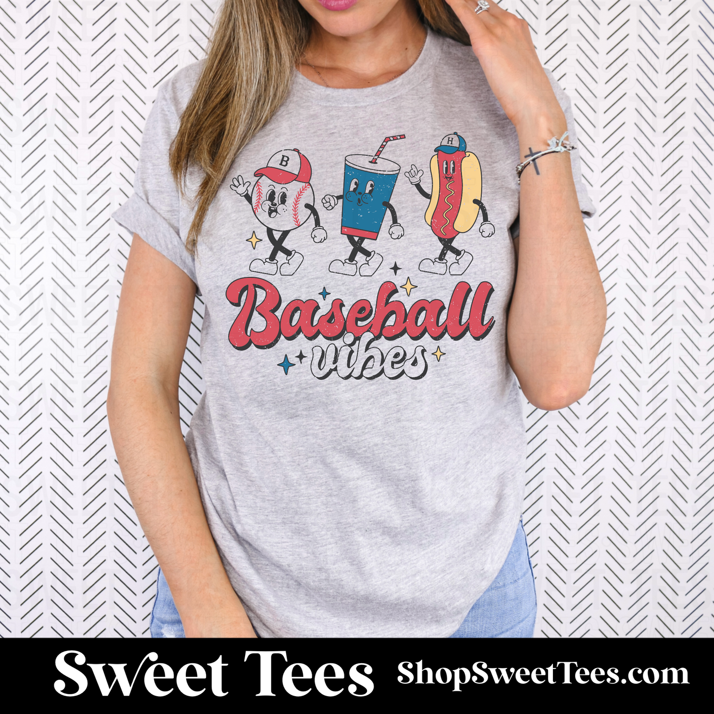 Baseball Vibes Retro tee