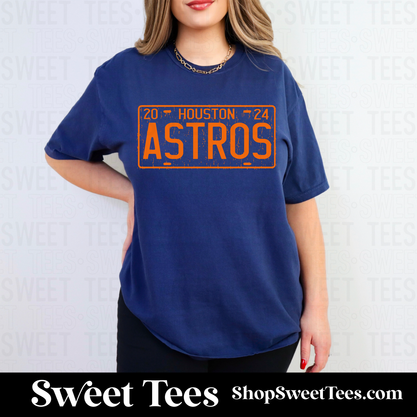 Astros License Plate tee