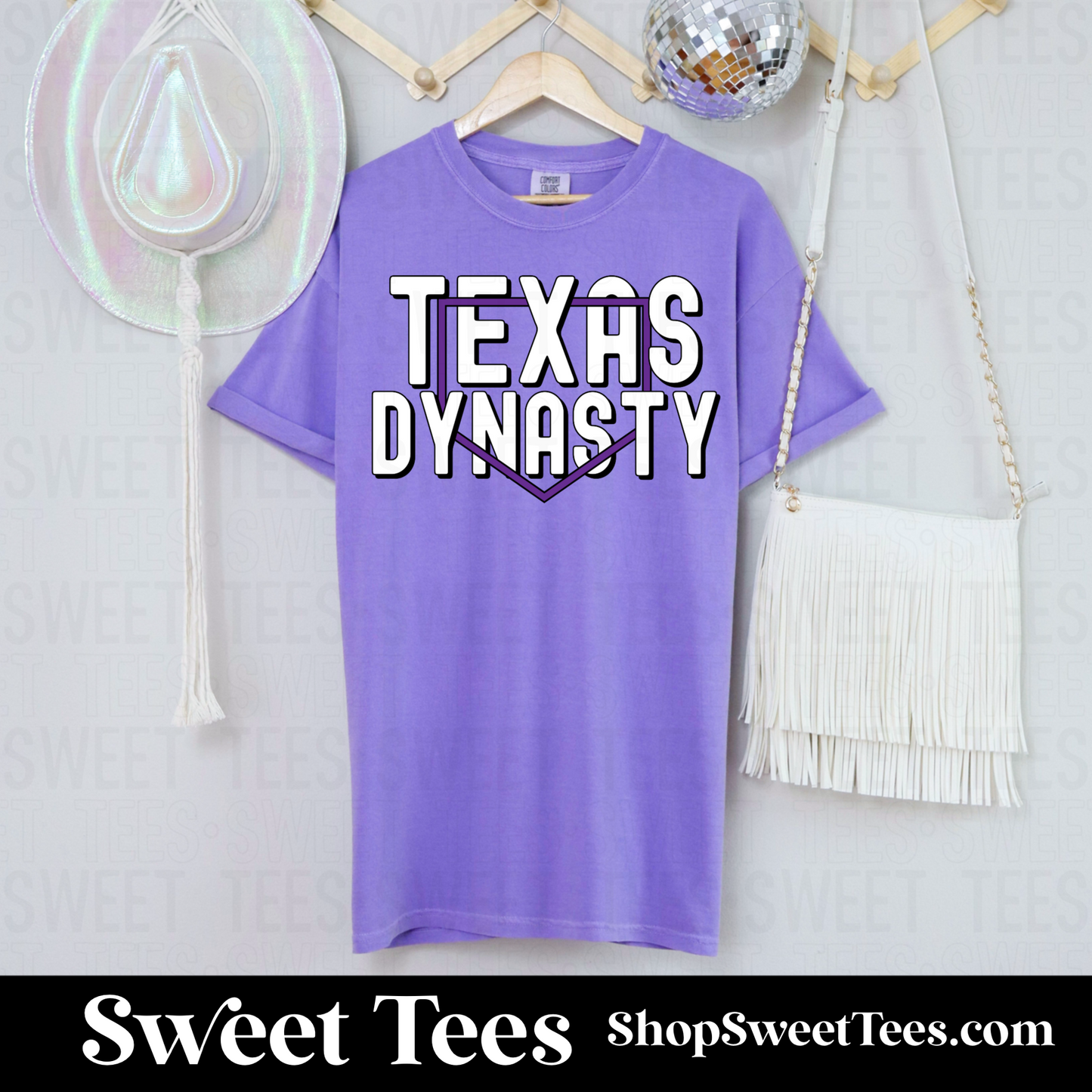 Texas Dynasty Over Under Plate tee - Violet