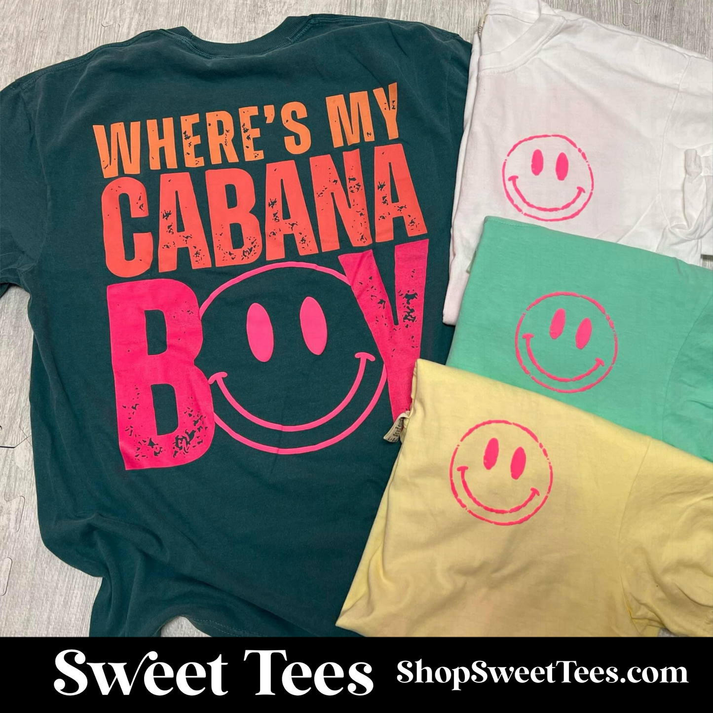 Cabana Boy Smile tee