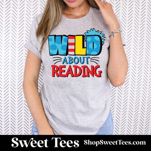 Wild About Reading tee