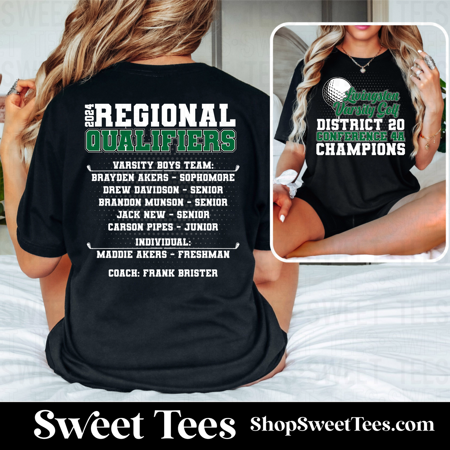 2024 Golf Regional Qualifiers tee