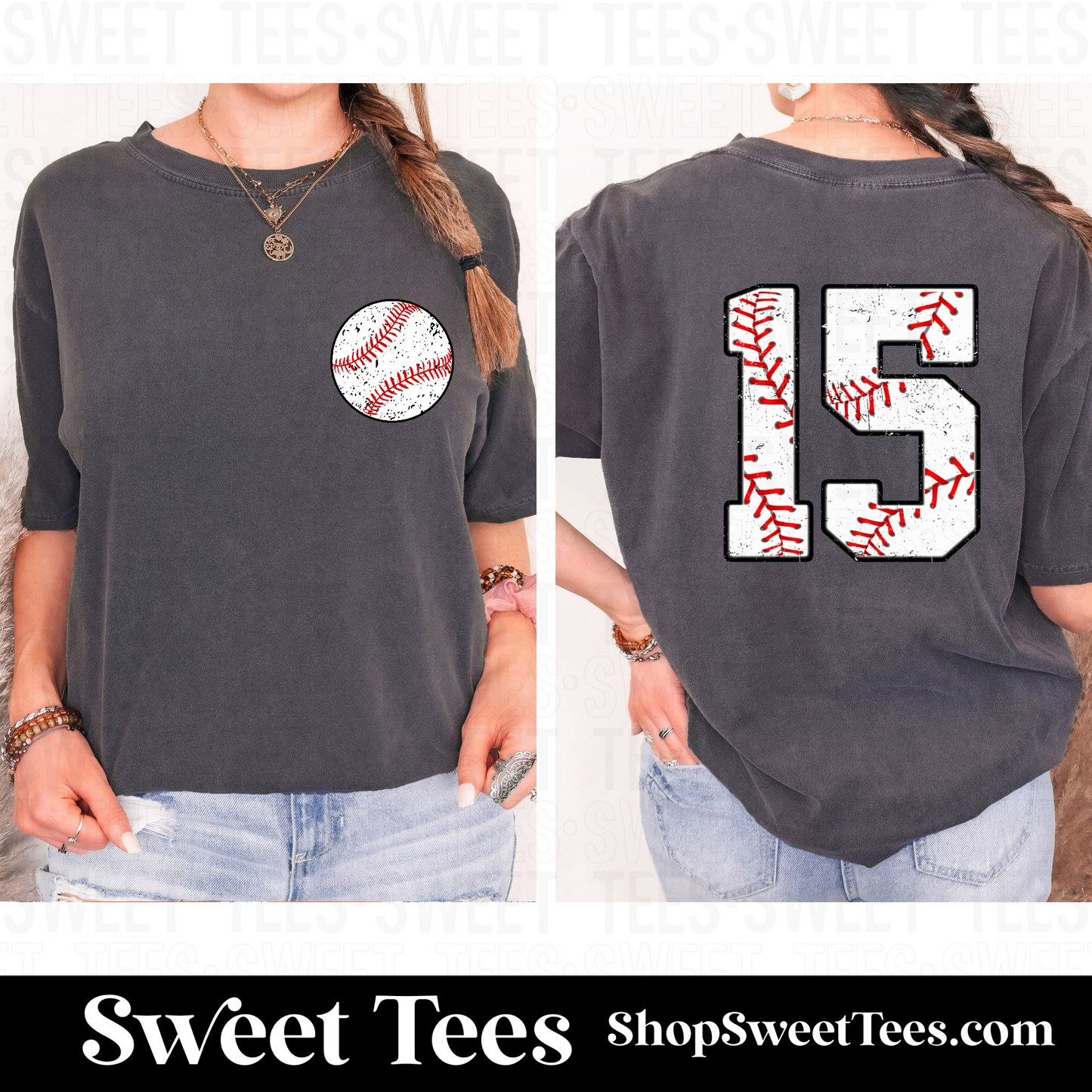 Baseball Number Pocket tee