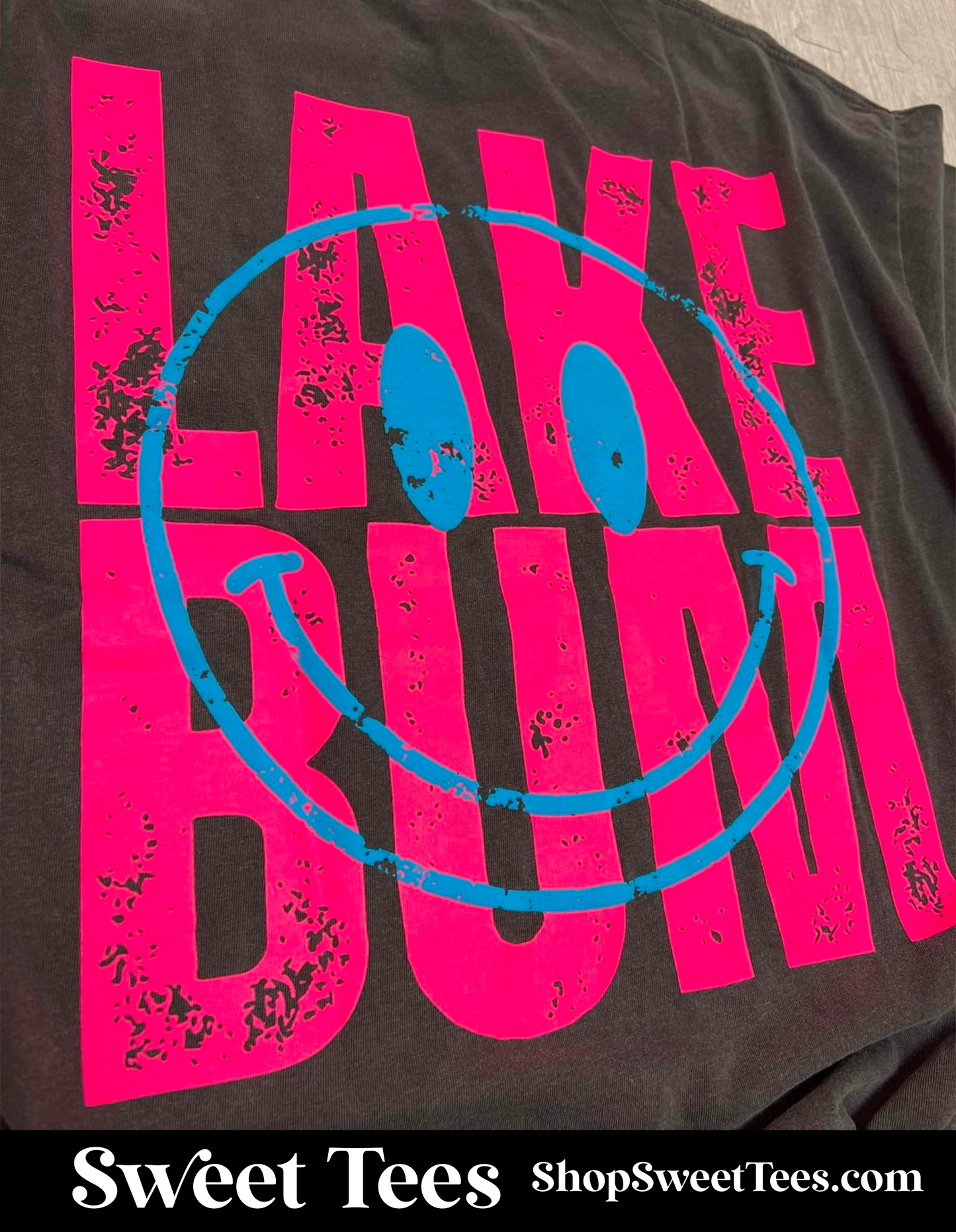 Lake Bum Smile tee