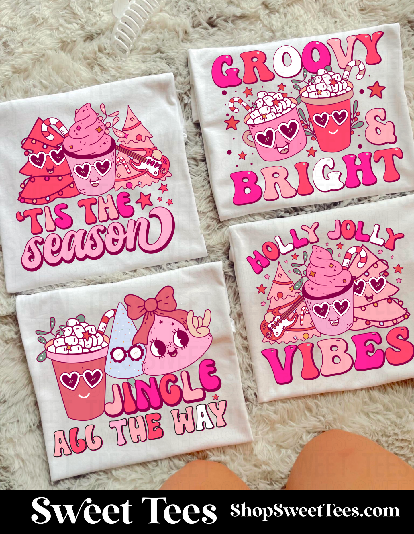 Pink Retro Christmas Bundle