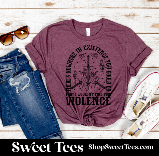 Find You Violence Fourth Wing tee