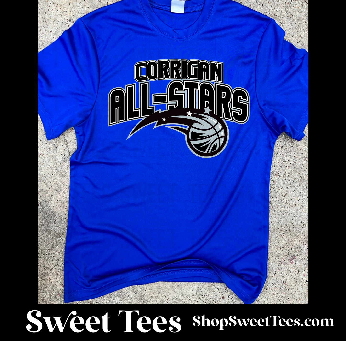 Corrigan Basketball All-Stars Drifit tee