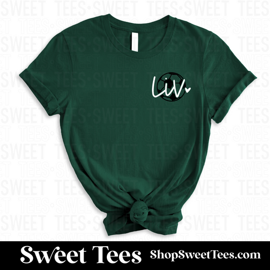 LIV Soccer Pocket tee