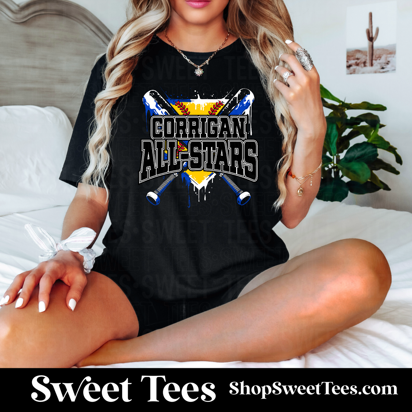 Corrigan All-Stars Softball Drip tee