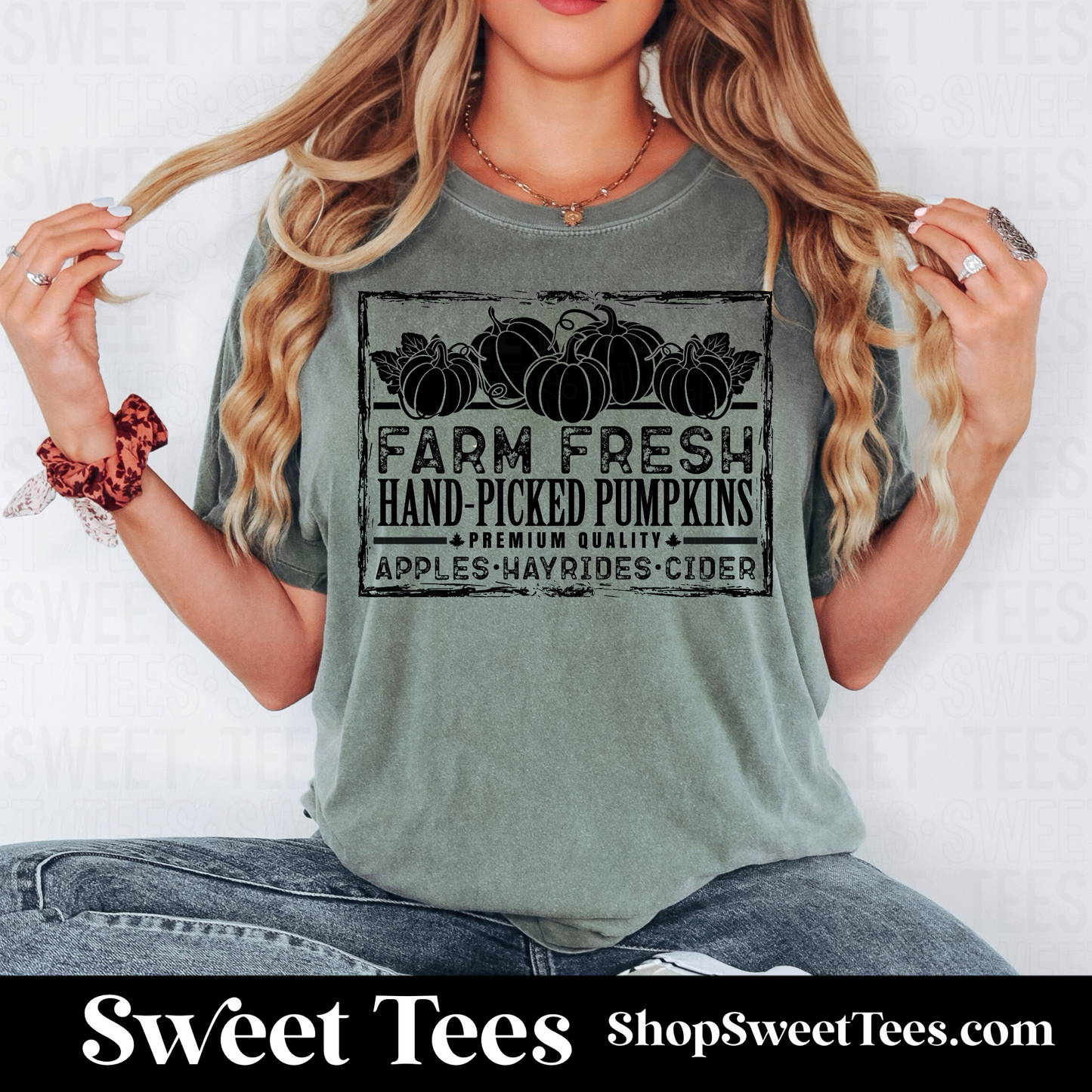 Farm Fresh Hand Picked Pumpkins tee
