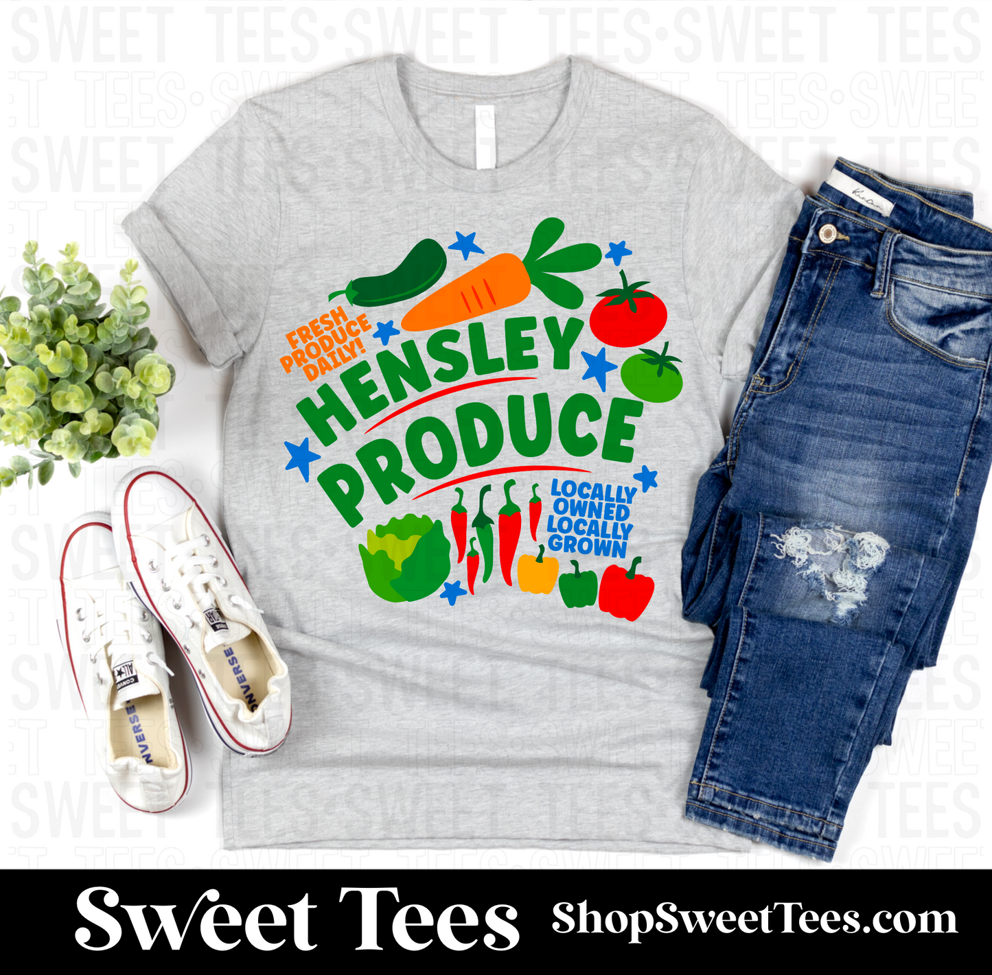 Hensley Produce Signage tee