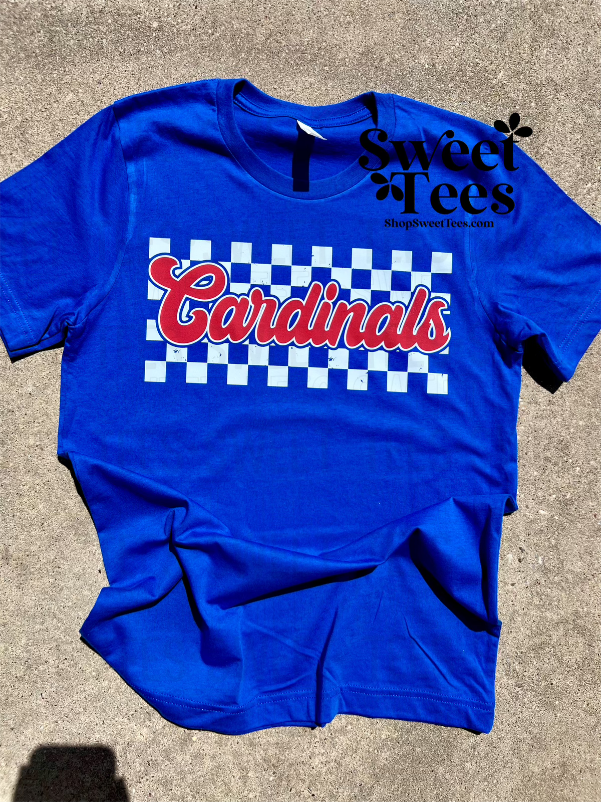 Cardinals Checker tee