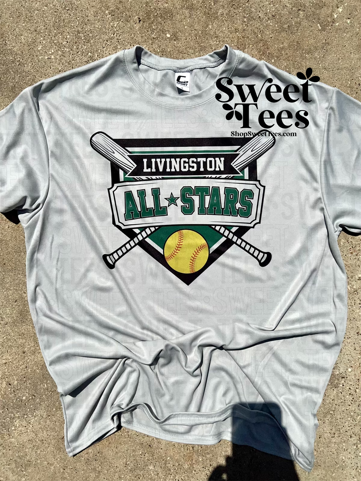 Softball All-Stars Criss Cross drifit tee