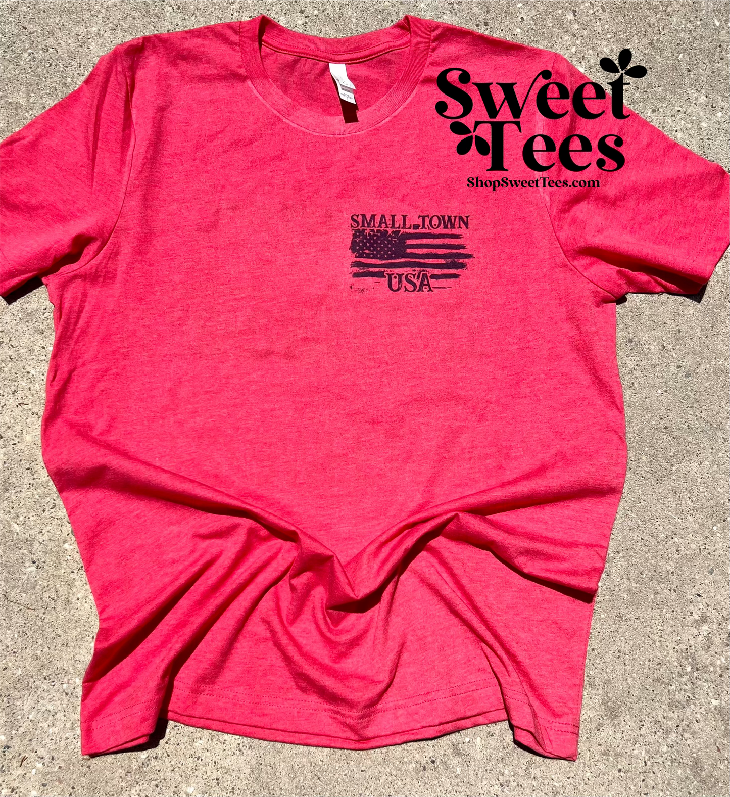 Try That in a Small Town Flag tee