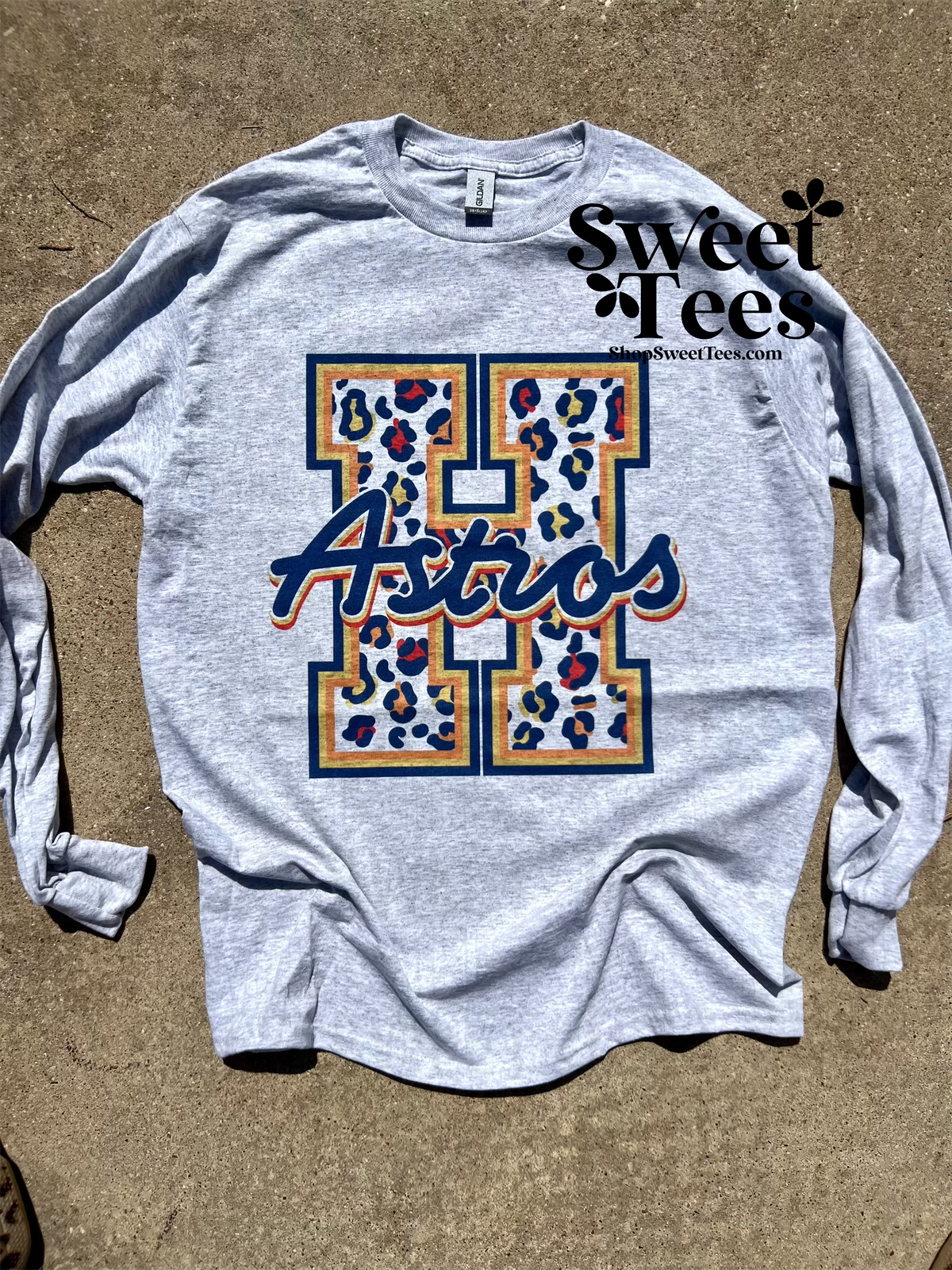 Houston Astros Leopard Long Sleeve