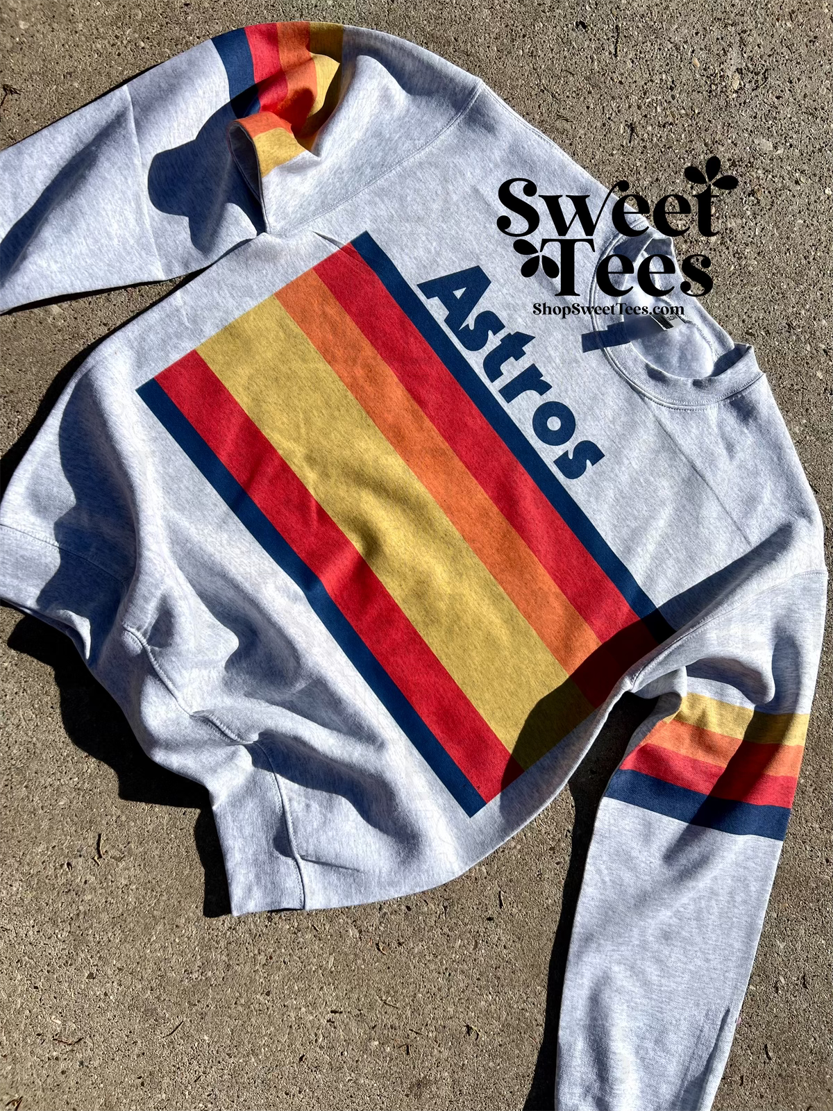 Astros Retro Block Sweatshirt