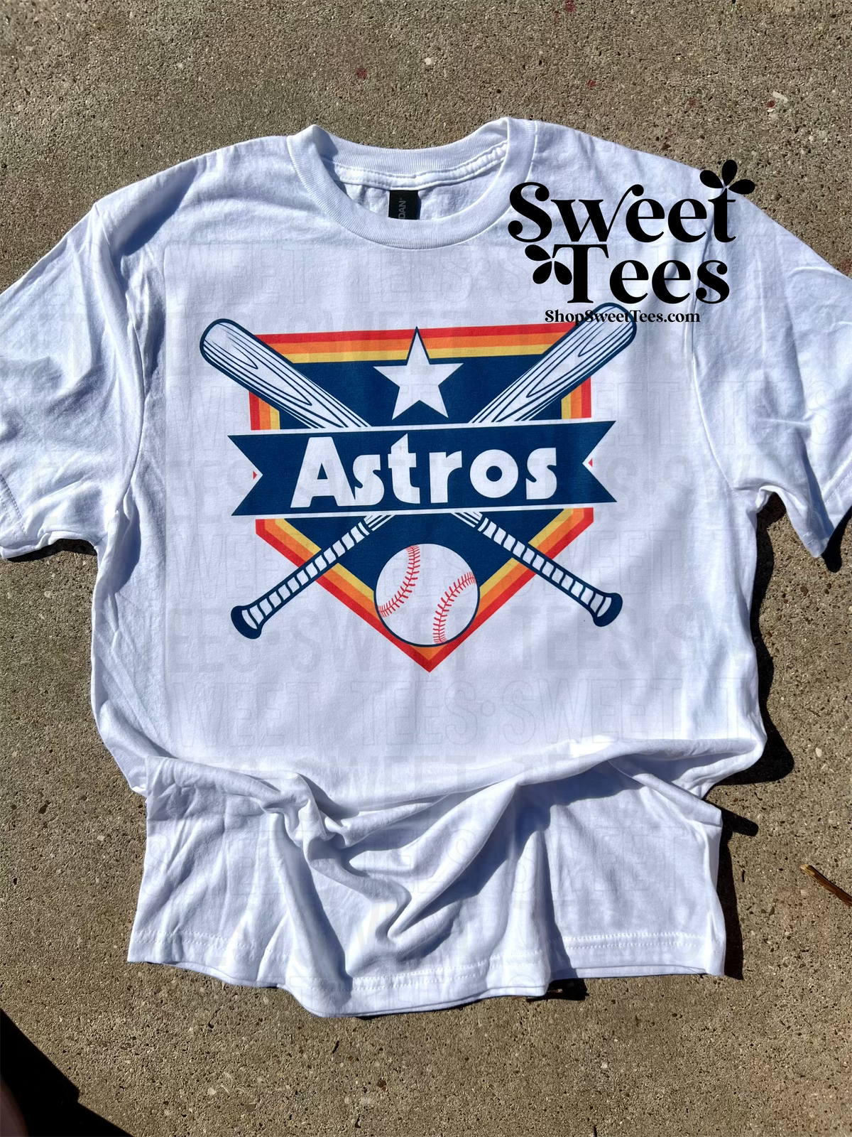 Astros Criss Cross tee