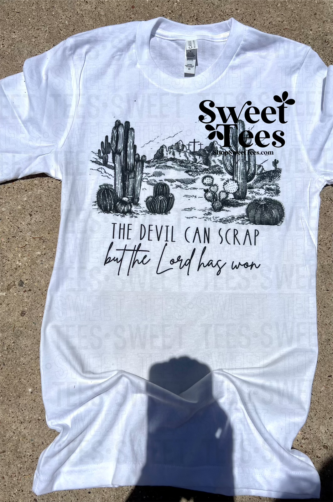 The Devil Can Scrap tee