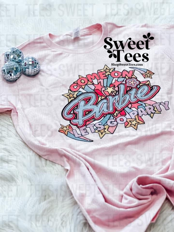 Come on Barbie Burst tee