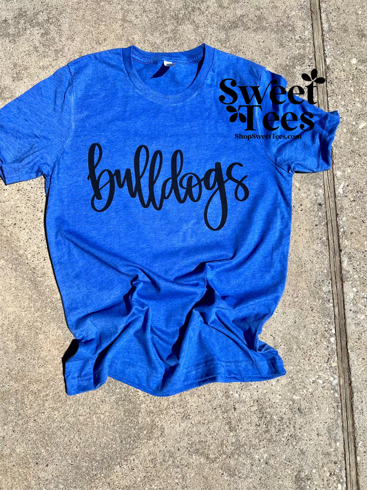 Bulldogs Script tee
