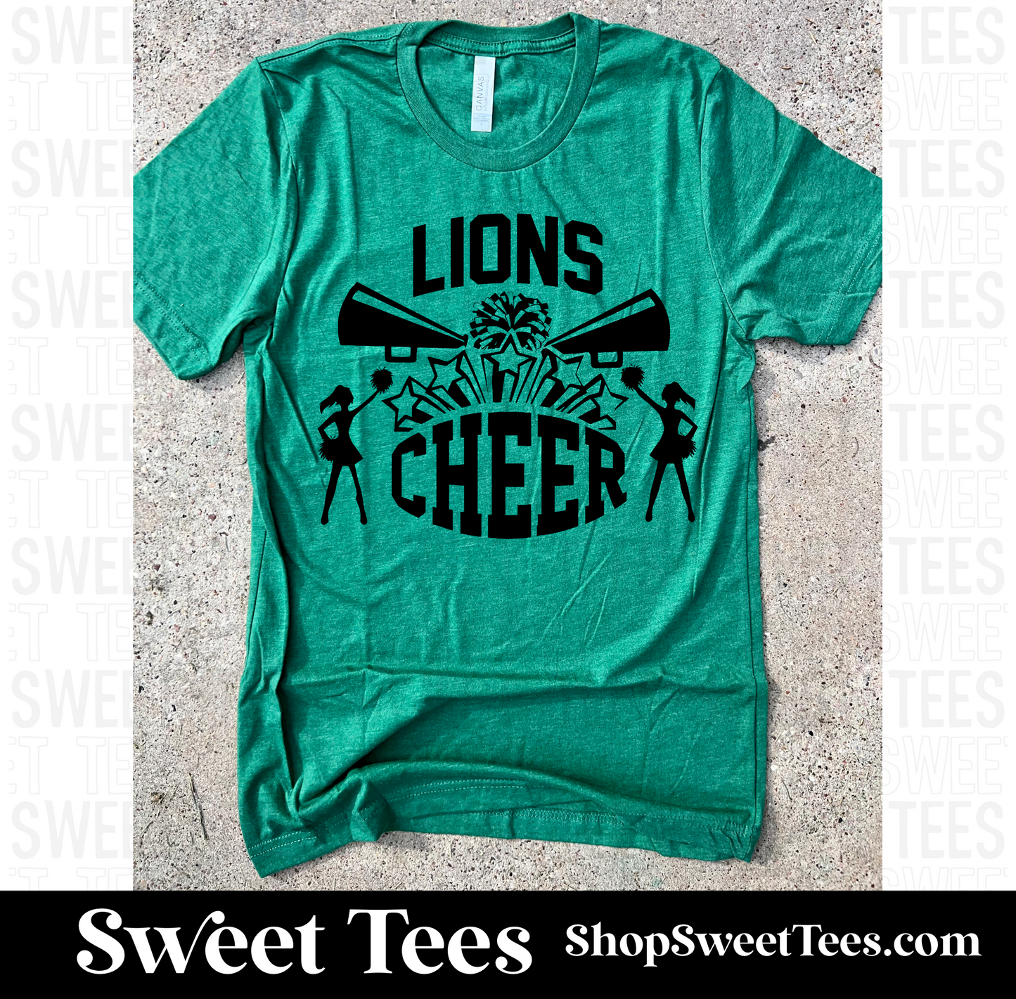 Lions Cheer Burst tee
