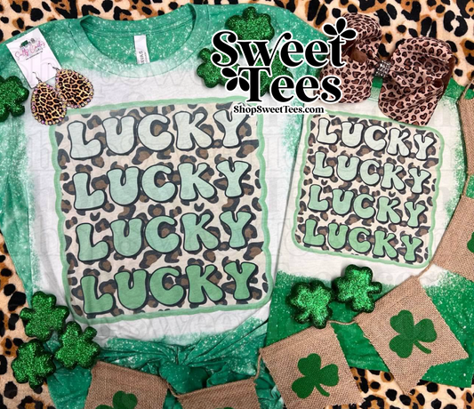 Lucky Lucky Leopard tee