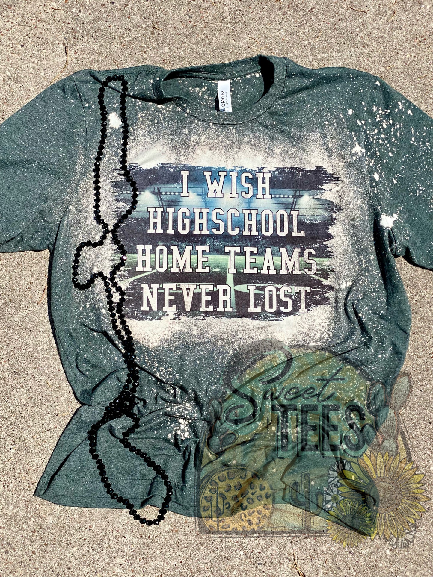 High School Home Team Football tee