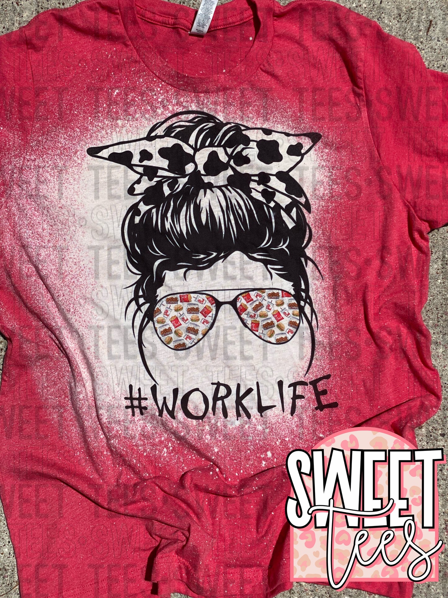 Work Life Chick Fil A tee