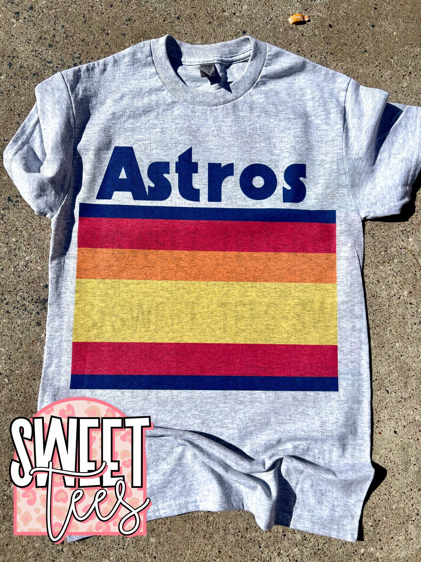 Astros Retro Color Block tee