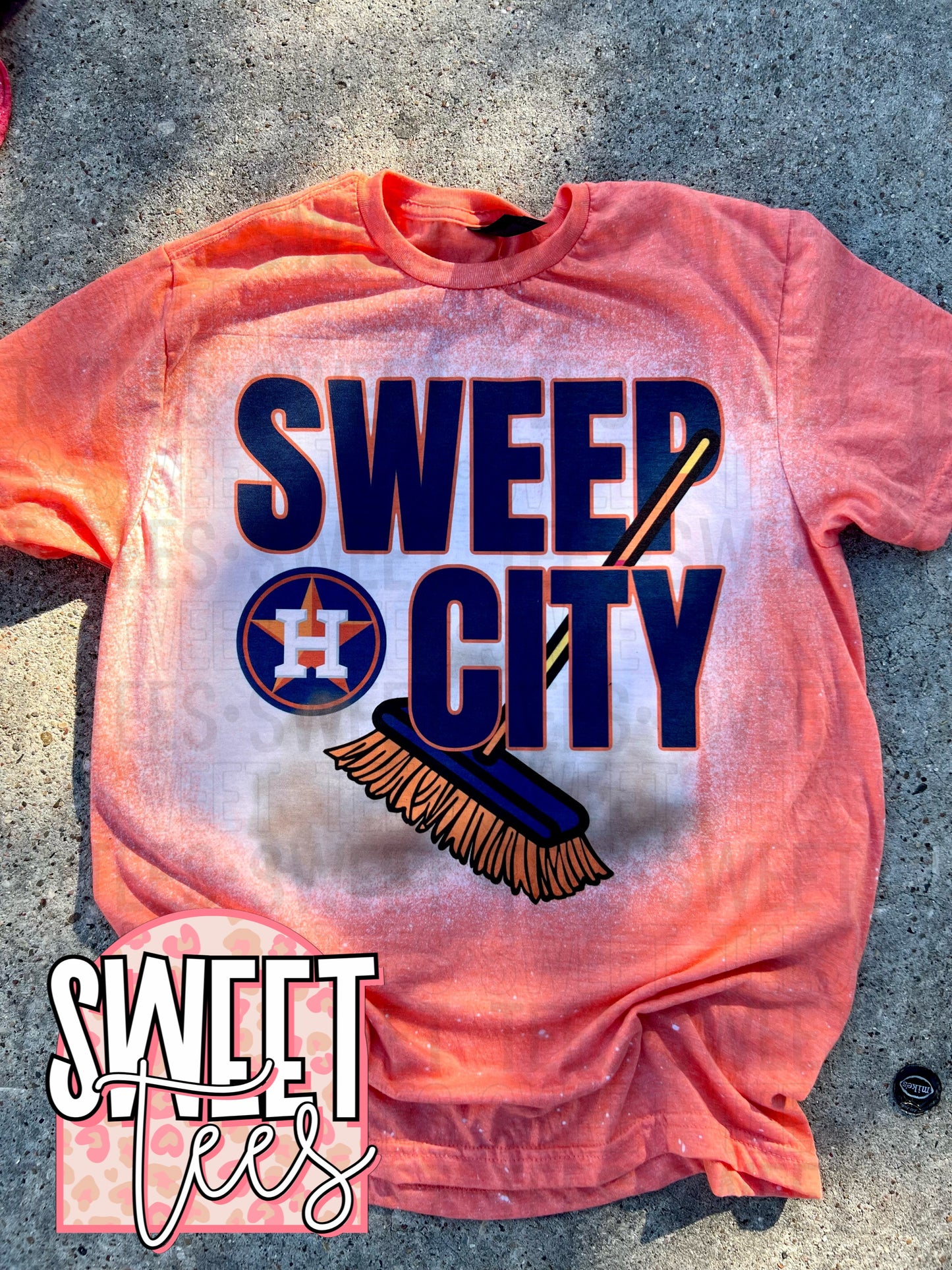 Sweep City Bleach Astros tee