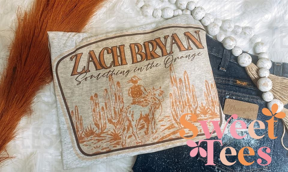 Zach Bryan Something in the Orange tee