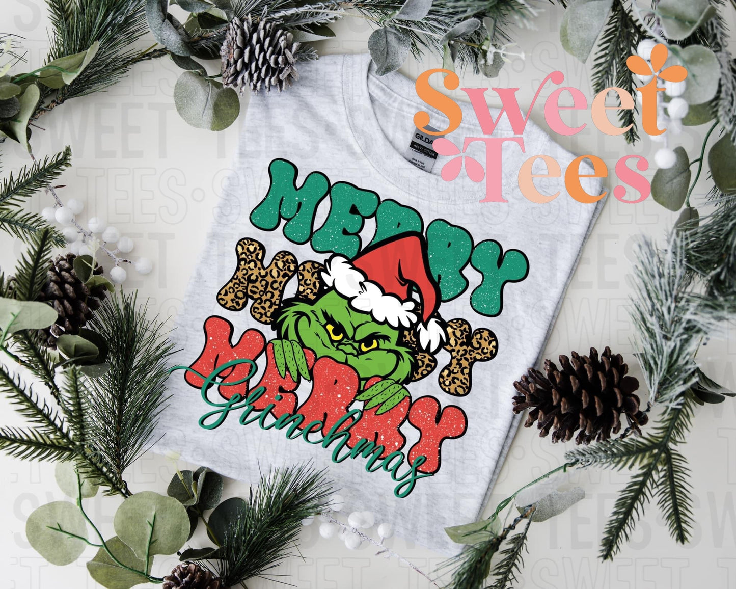 Merry Grinchmas tee
