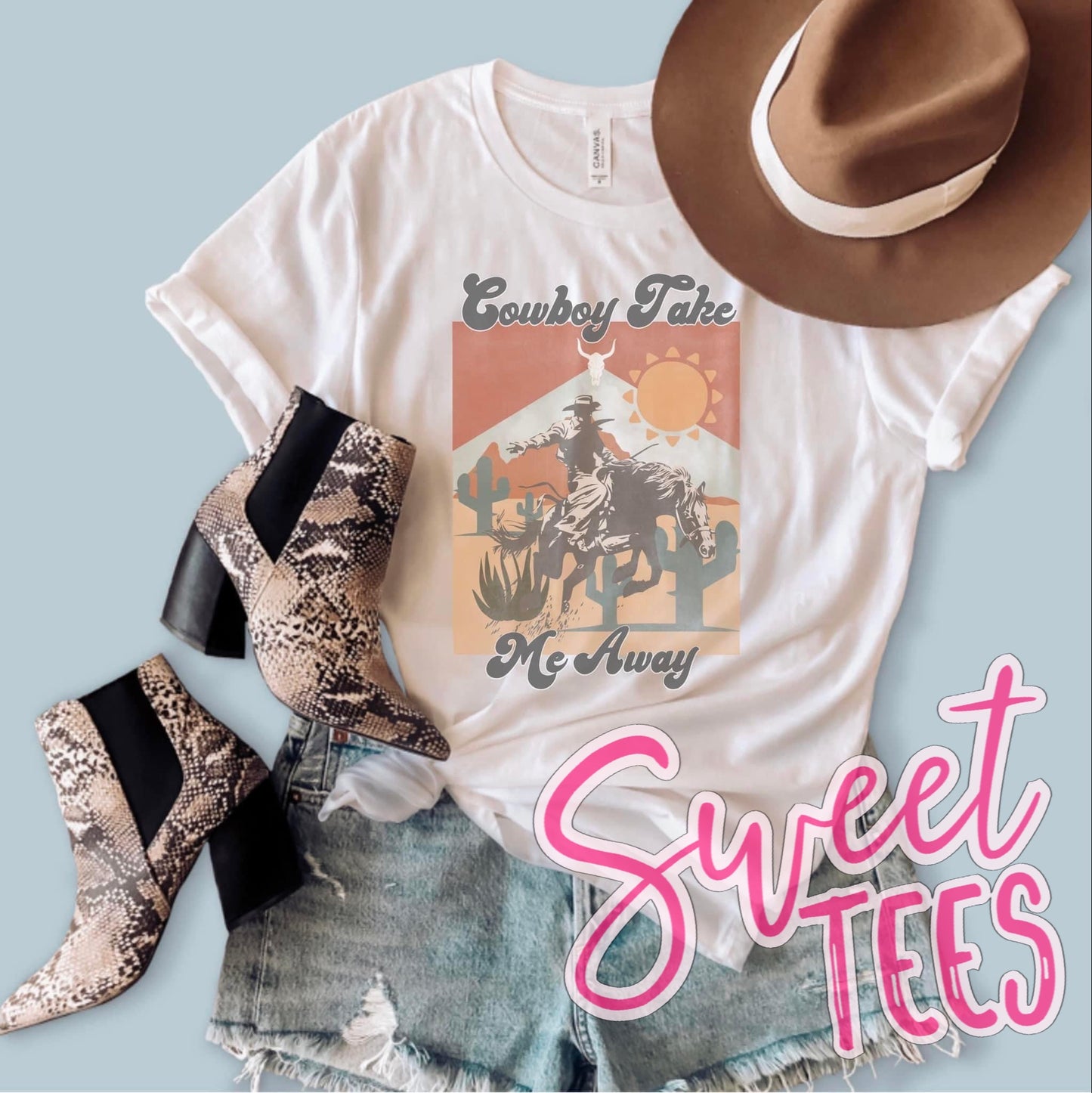 Cowboy Take Me Away tee