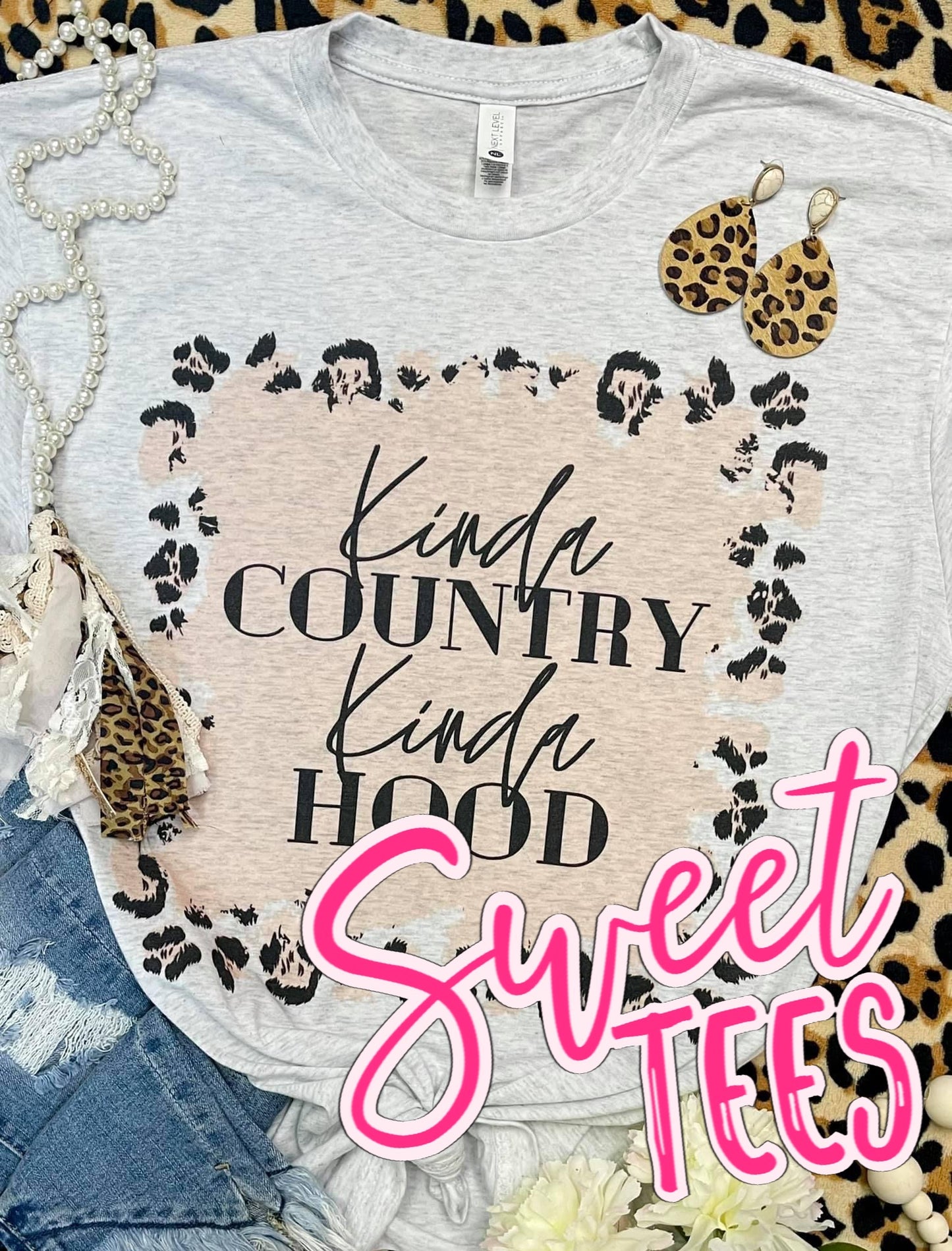 Kinda Country Kinda Hood tee