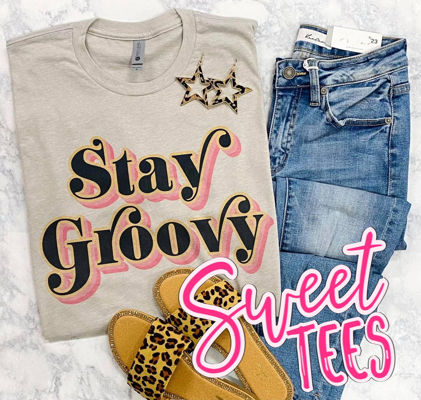 Stay Groovy tee