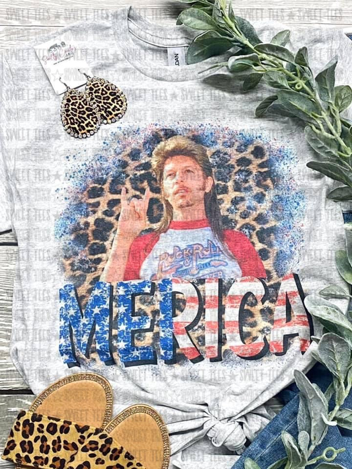 Merica Joe Dirt Leopard tee