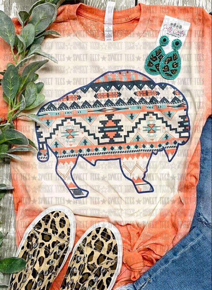 Aztec Buffalo tee