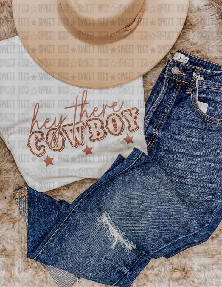 Hey There Cowboy tee