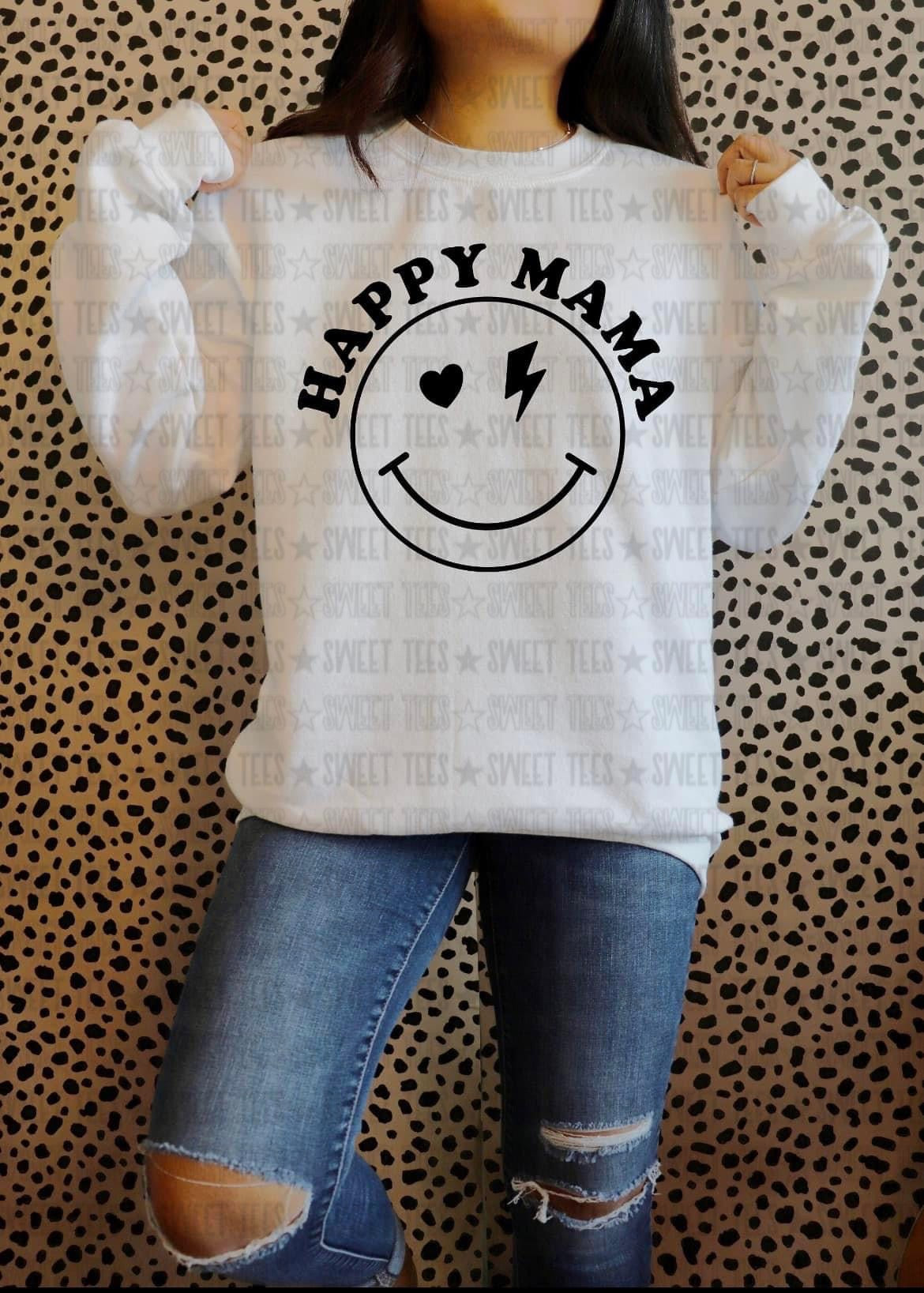 Happy Mama tee / sweatshirt